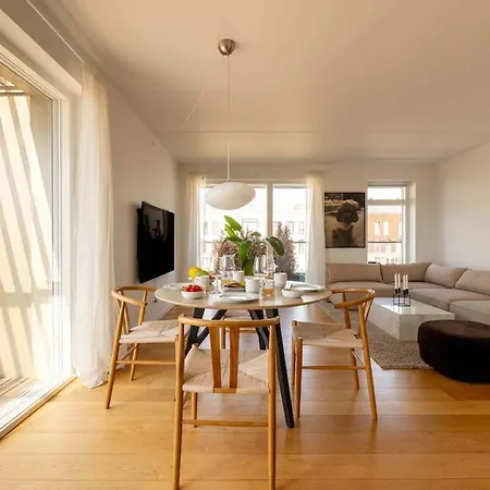 Modern Penthouse With Rooftop In Enghave Brygge *